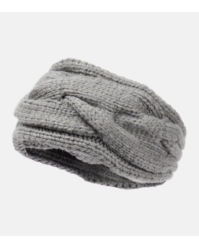 Loro Piana Courchevel Cashmere Headband - Gray