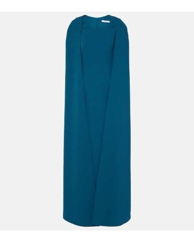Safiyaa Robe Cinza aus Crepe - Blau