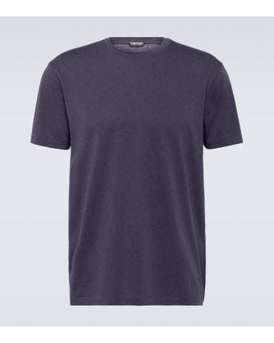 Tom Ford Jersey T-shirt - Blue