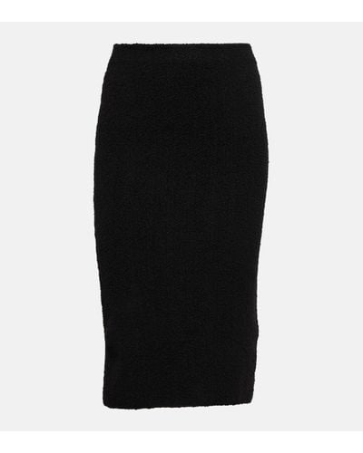 Bottega Veneta High-rise Midi Skirt - Black