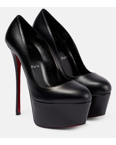 Christian Louboutin Dolly 160 Black Leather Pumps