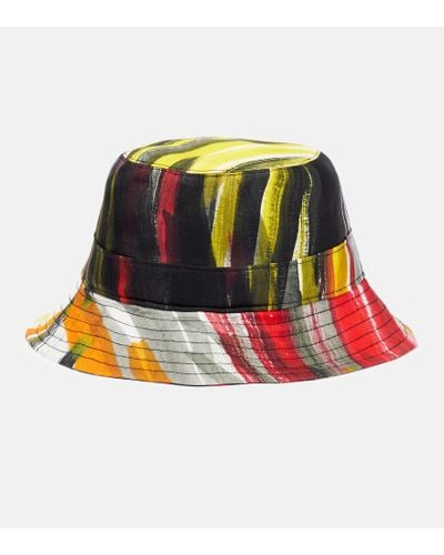 Gabriela Hearst Bedruckter Hut aus Seide - Mehrfarbig