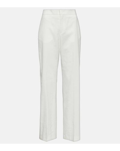 Isabel Marant Scarly Wide-leg Trousers - White
