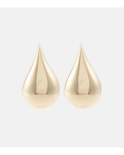 Mateo Water Droplet 14kt Gold Earrings - Natural