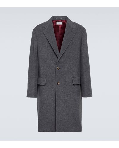 Brunello Cucinelli Manteau en cachemire - Gris