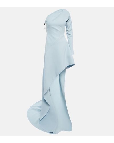 Maticevski Persuade Asymmetrical Gown - Blue