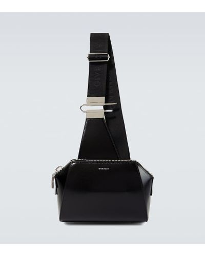 Givenchy Messenger Bag Antigona Small aus Leder - Schwarz