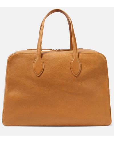Khaite The Large Maeve Suede Tote Bag in Brown | Lyst