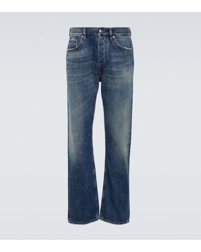 Burberry Mid-Rise Bootcut Jeans - Blau