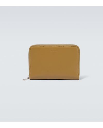 Jil Sander Leather Wallet - Natural