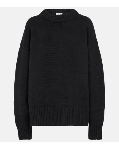 The Row Ophelia Wool And Cashmere Jumper - Black