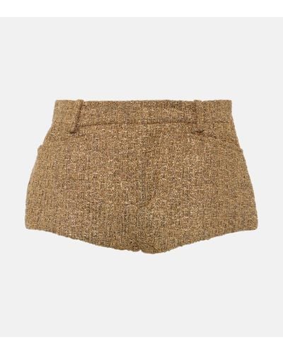 Tom Ford Tweed Shorts - Natural