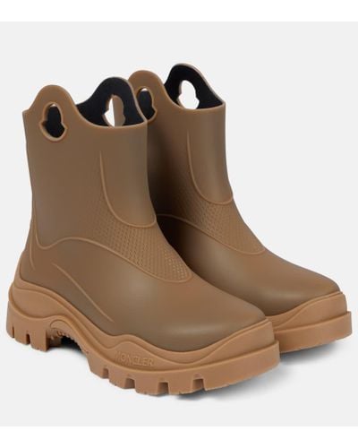 Moncler Misty Rain Ankle Boots - Brown