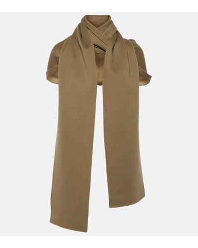 The Row Dodi Cashmere Scarf - Natural