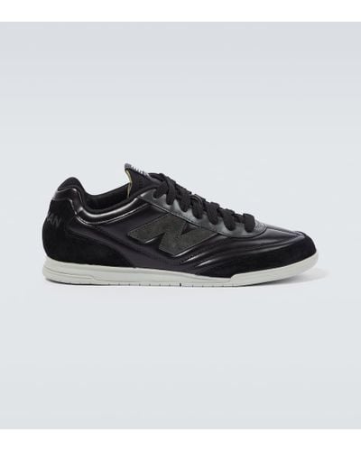 Junya Watanabe X New Balance Urc42 Leather Sneakers - Black