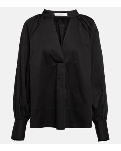 Co. Oversize-Bluse aus Baumwolle - Schwarz