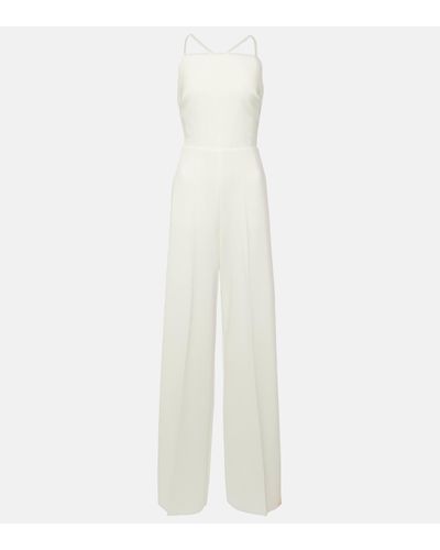 Max Mara "elvy Wide-leg Jumpsuit - White