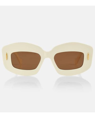 Loewe Screen Rectangular Sunglasses - Natural