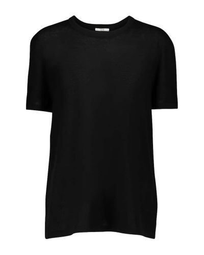 Co. T-shirt in cashmere - Nero