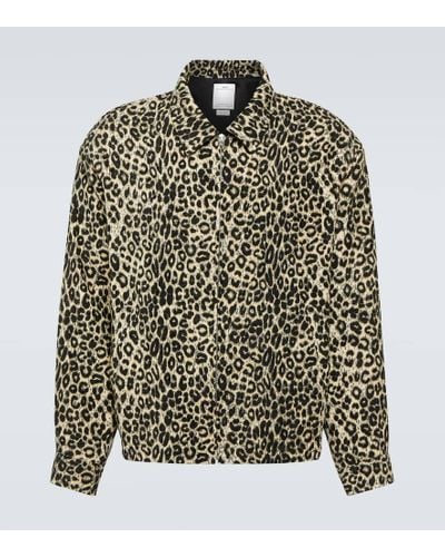 Visvim Redsun Leopard-print Silk Jacket - Multicolor