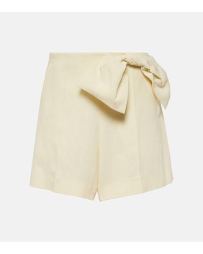 Chloé Linen Shorts - Natural