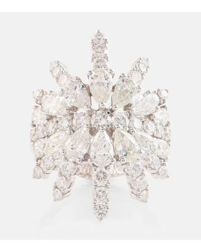 YEPREM Ring aus 18kt Weissgold mit Diamanten - Weiß