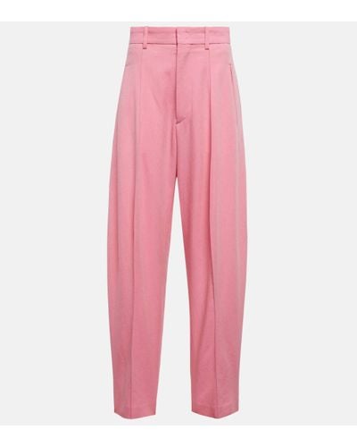 Isabel Marant Sopiavea Wide-leg Trousers - Pink