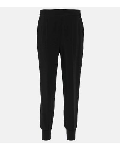 Stella McCartney Pantalones deportivos Iconic de jersey - Negro