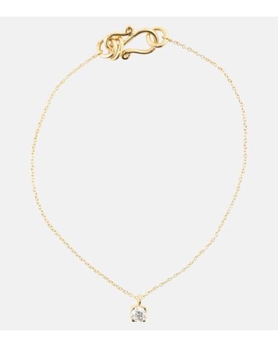 Sophie Bille Brahe Collar de oro de 18 ct con diamante - Blanco