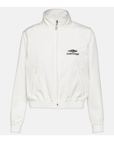 Balenciaga 3b Sports Icon Track Jacket - White