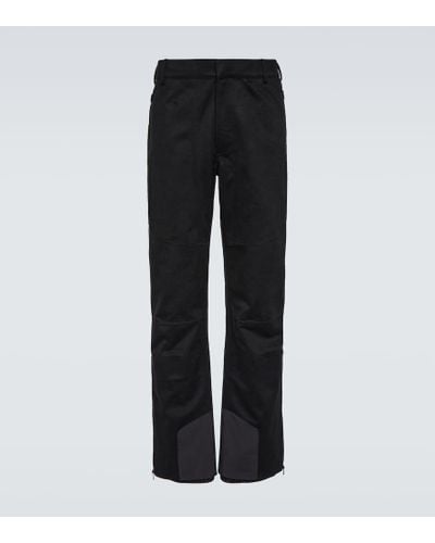 Zegna Pantalones de esqui de cachemir - Negro