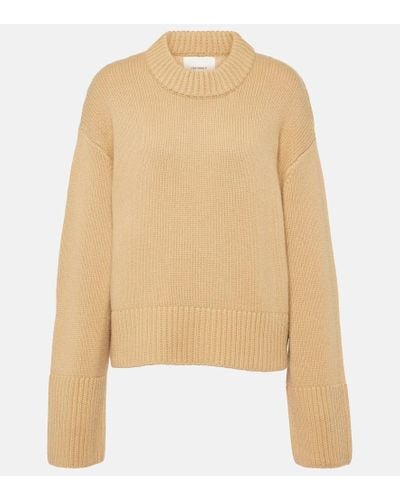 Lisa Yang Pullover Sony in cashmere - Neutro