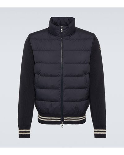 Moncler Quilted Down Jacket - Blue