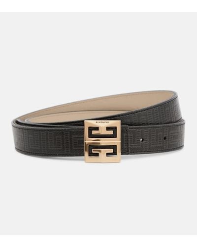 Givenchy Cintura reversibile 4G in pelle - Nero