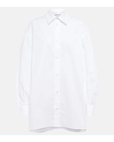 Plan C Camisa de algodon - Blanco