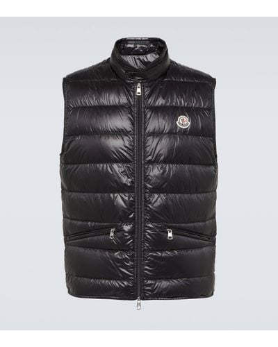 Moncler Gui Quilted Down Vest - Black