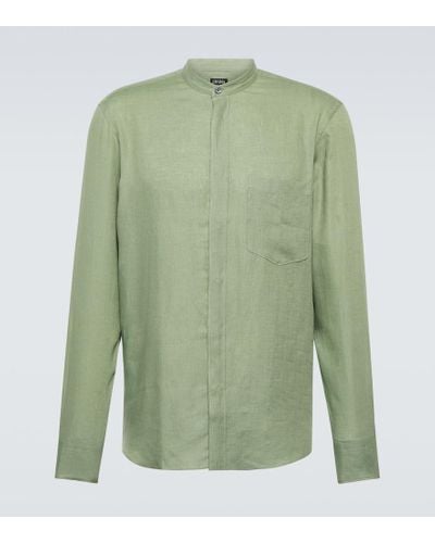 Zegna Camicia in lino - Verde