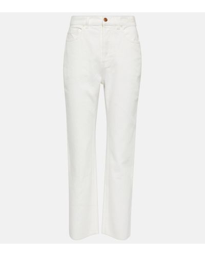 Chloé High-rise Straight Jeans - White