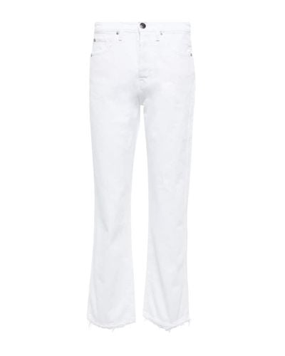 3x1 High-Rise Cropped Jeans Austin - Weiß