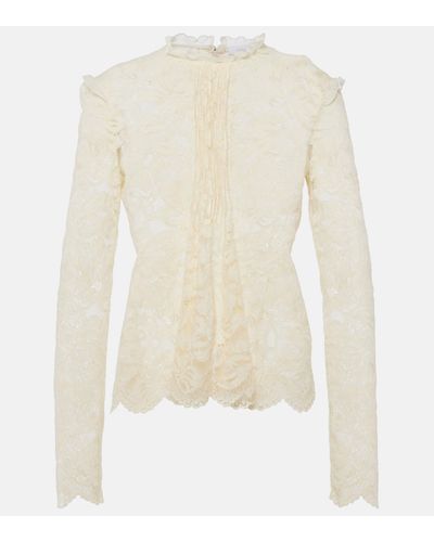 Rabanne Lace Top - White
