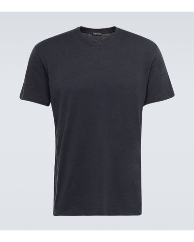 Tom Ford T-shirt en coton melange - Noir