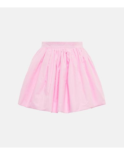 Patou Mini-jupe en coton - Rose