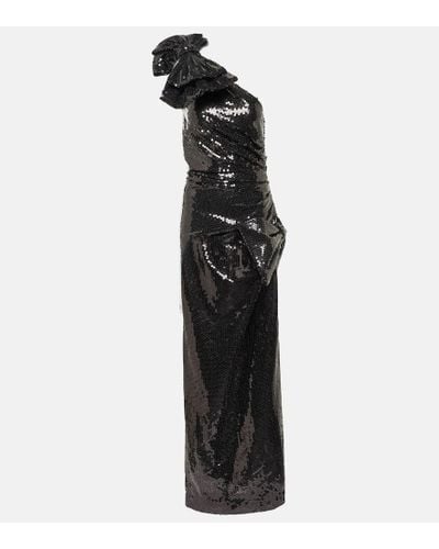 Nina Ricci Vestido de fiesta con lentejuelas - Negro