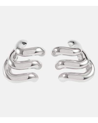 Balenciaga Loop Trio Earrings - Metallic