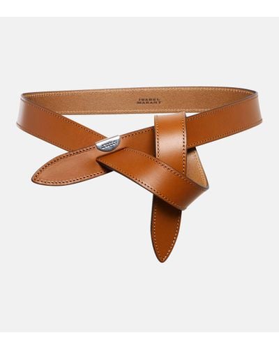 Isabel Marant Lecce Leather Belt - Brown