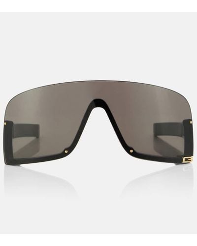 Gucci Shield Sunglasses - Gray