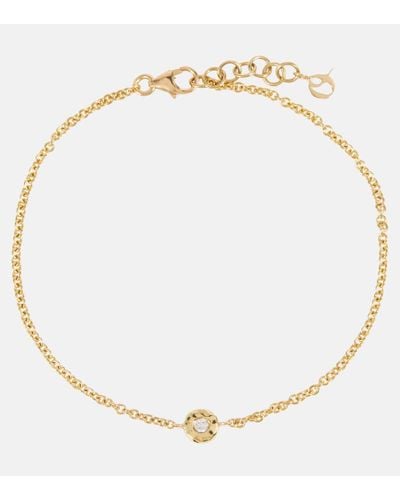 Octavia Elizabeth Nesting Gem 18kt Gold Bracelet With Diamond - Metallic