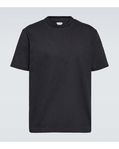 Bottega Veneta Camiseta en jersey de algodon - Negro