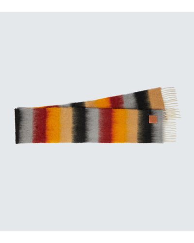 Loewe Schal aus einem Mohairgemisch - Mehrfarbig