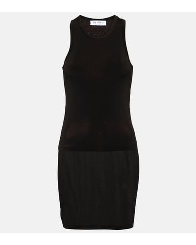 The Attico Crew Neck Tank - Black